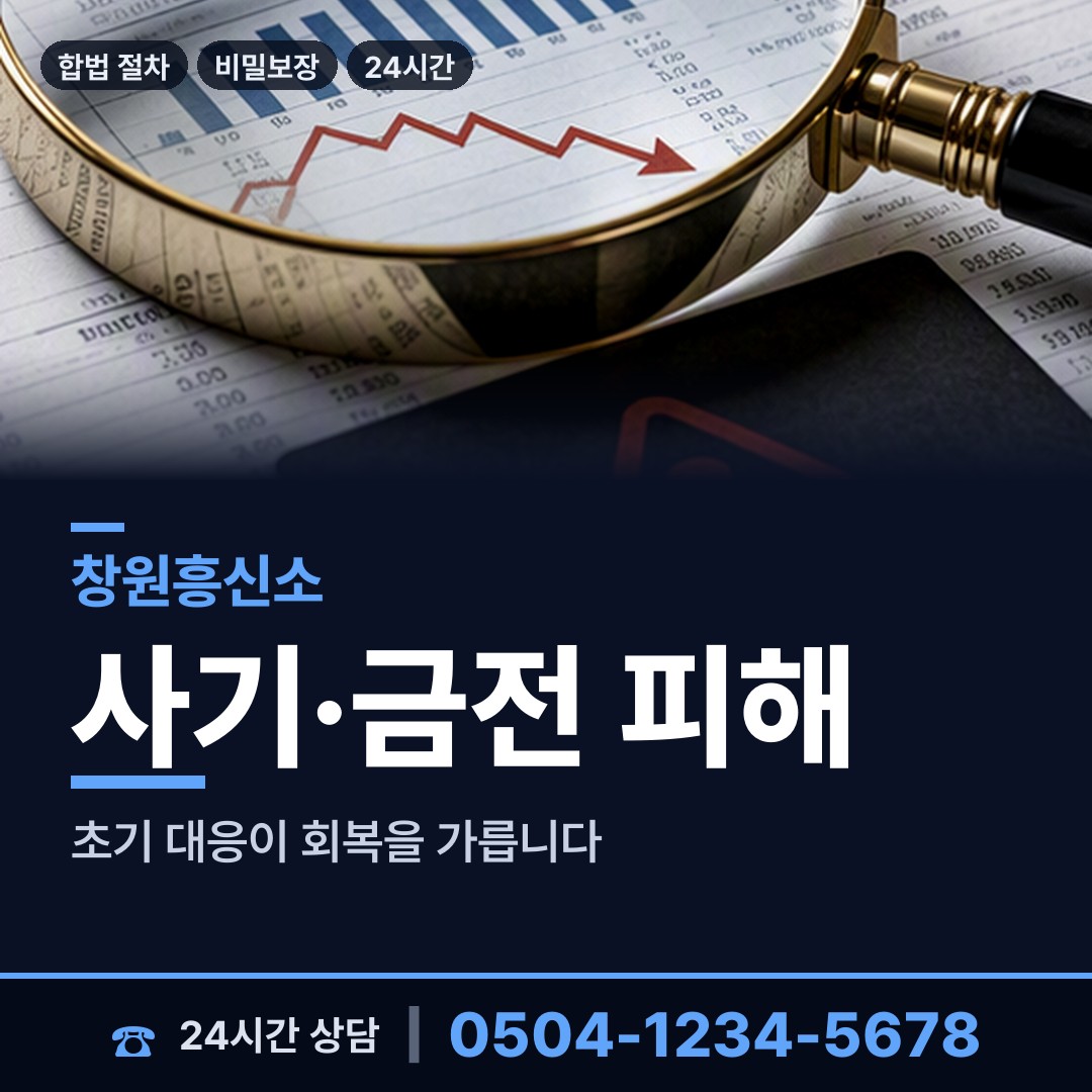 창원 웅남동 사기범찾기 상담 안내